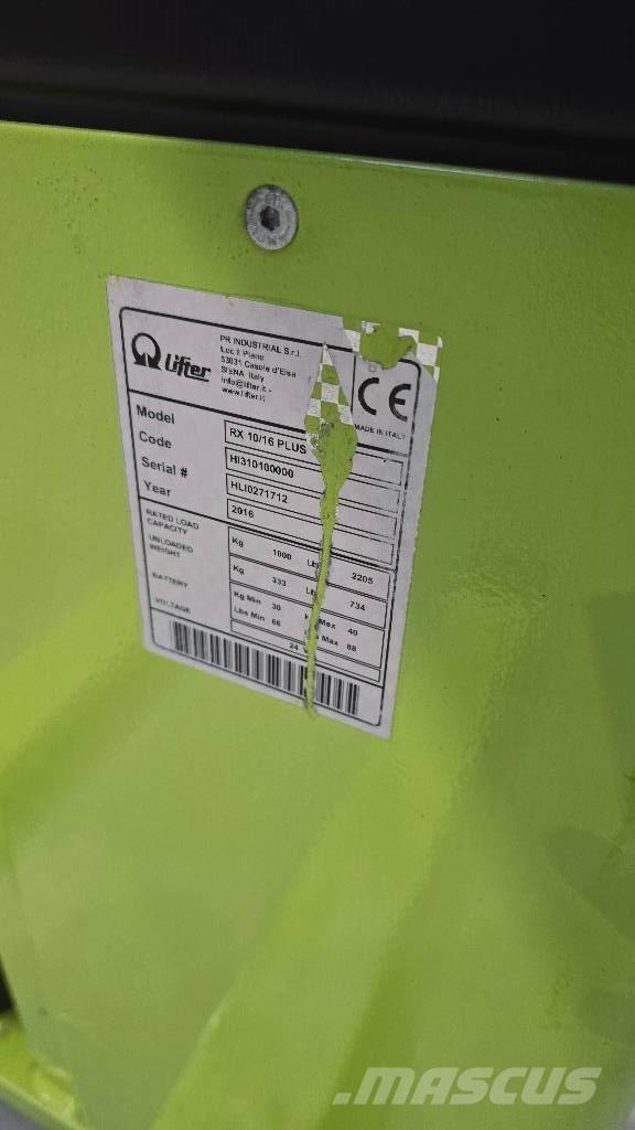 Pramac RX 10/16 Ručni električni viljuškar