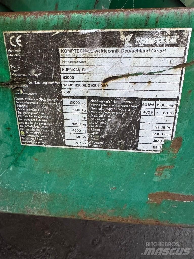 Komptech Hurrikan s Oprema za sortiranje otpada