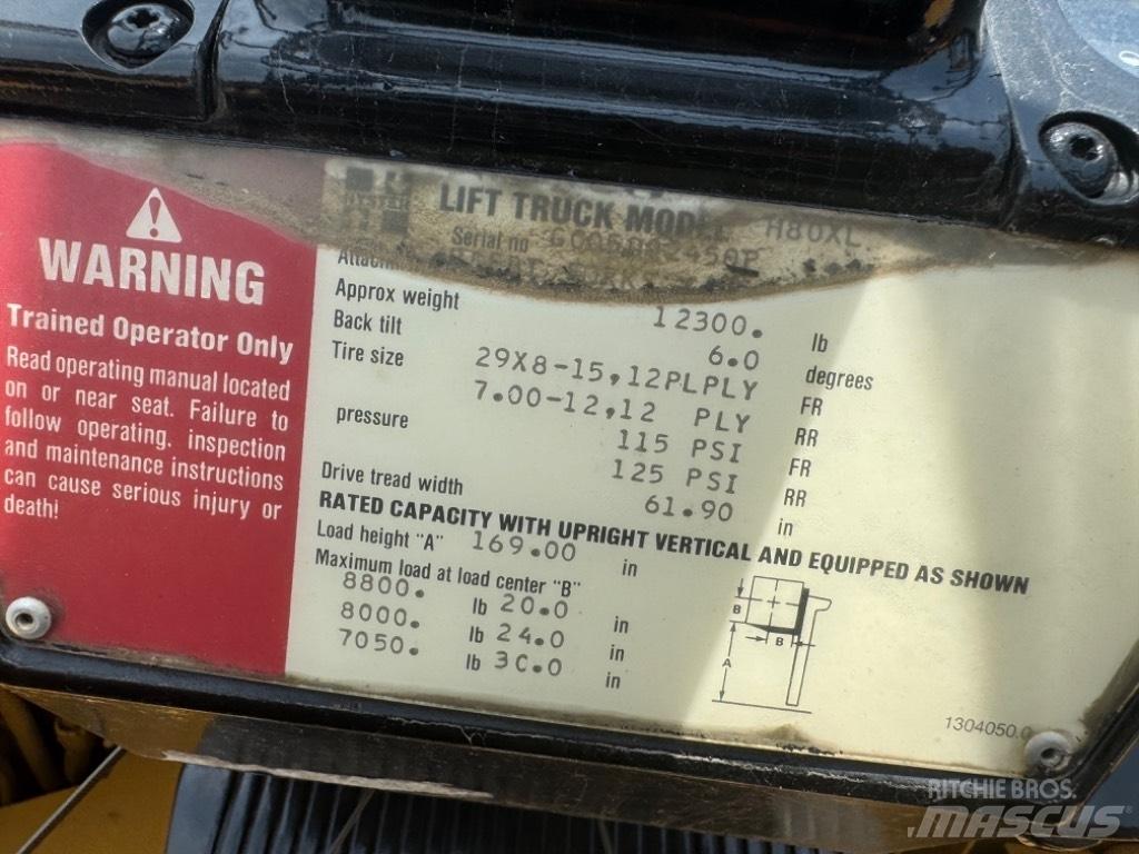 Hyster H 80 XL Viljuškari - ostalo