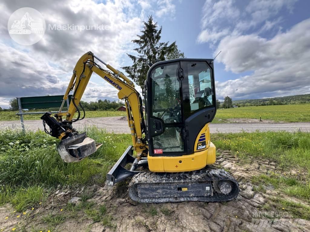 Komatsu PC 26 MR Mini bageri < 7t