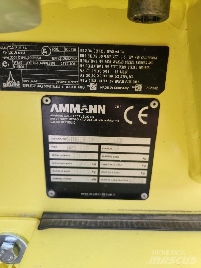 Ammann ARS 110 Valjci sa jednim bubnjem