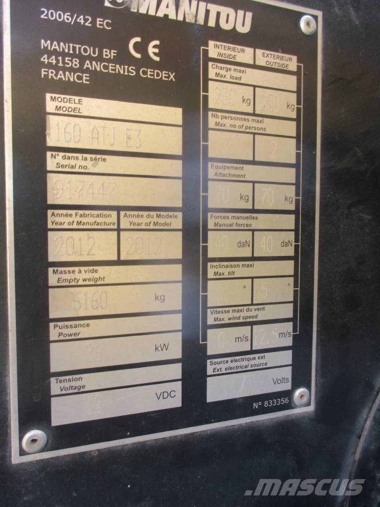Manitou 160 ATJ Zglobne podizne platforme