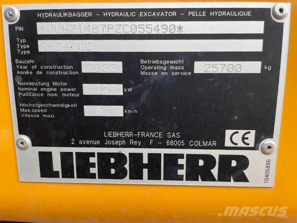 Liebherr R924 G8 Bageri guseničari