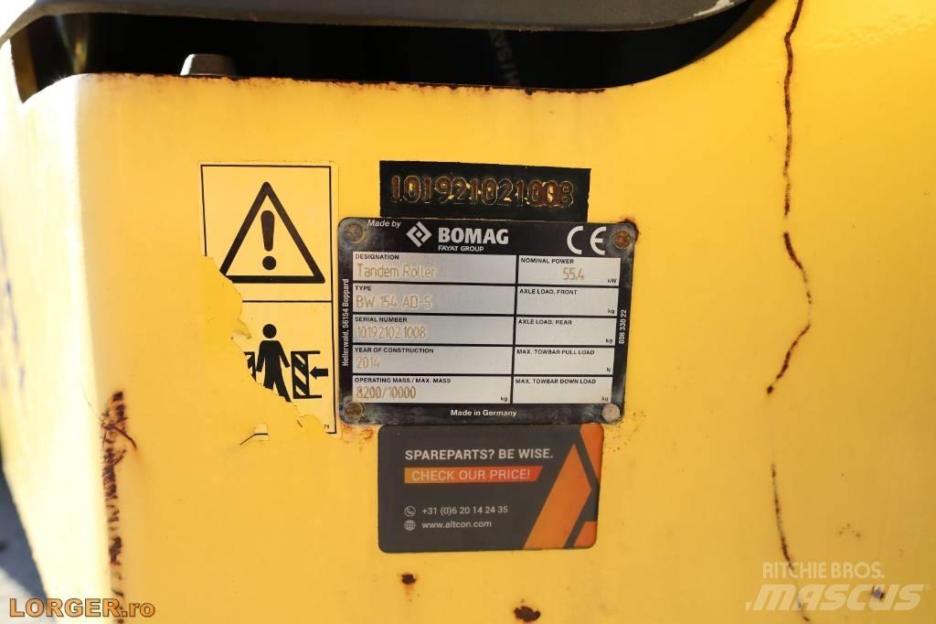 Bomag BW 154 AD-5 Valjci sa duplim bubnjem