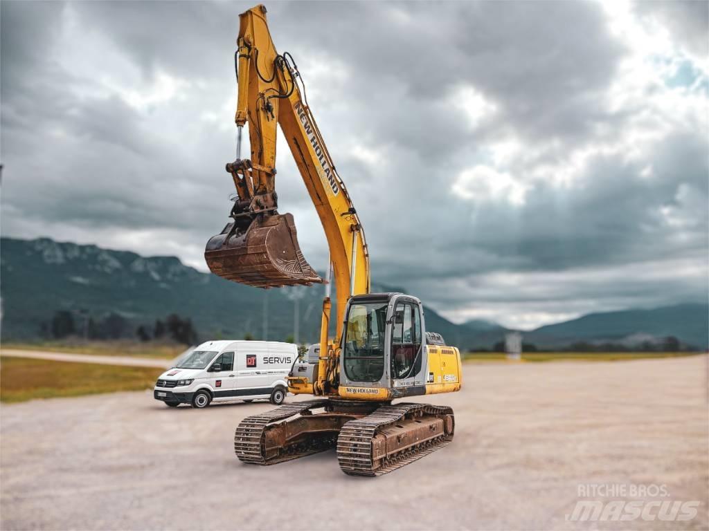 New Holland E 245 B Bageri guseničari
