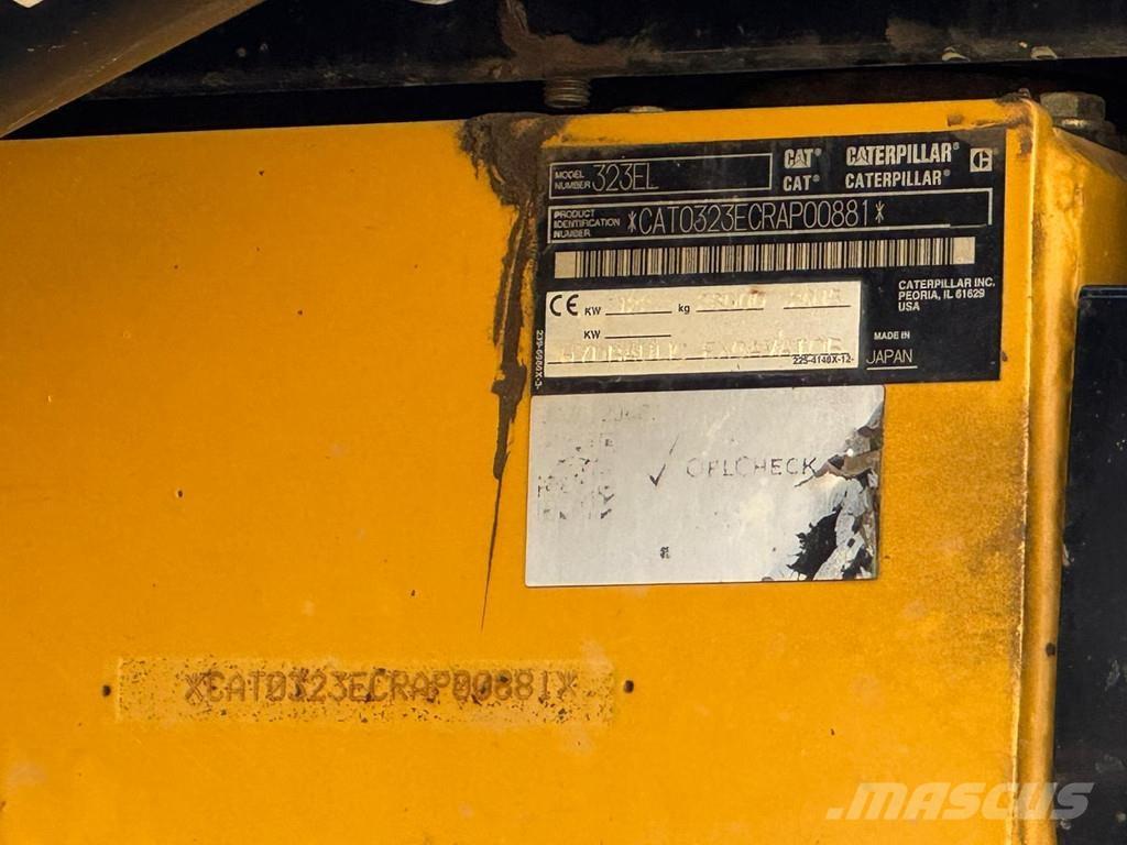 CAT 323EL Bageri guseničari
