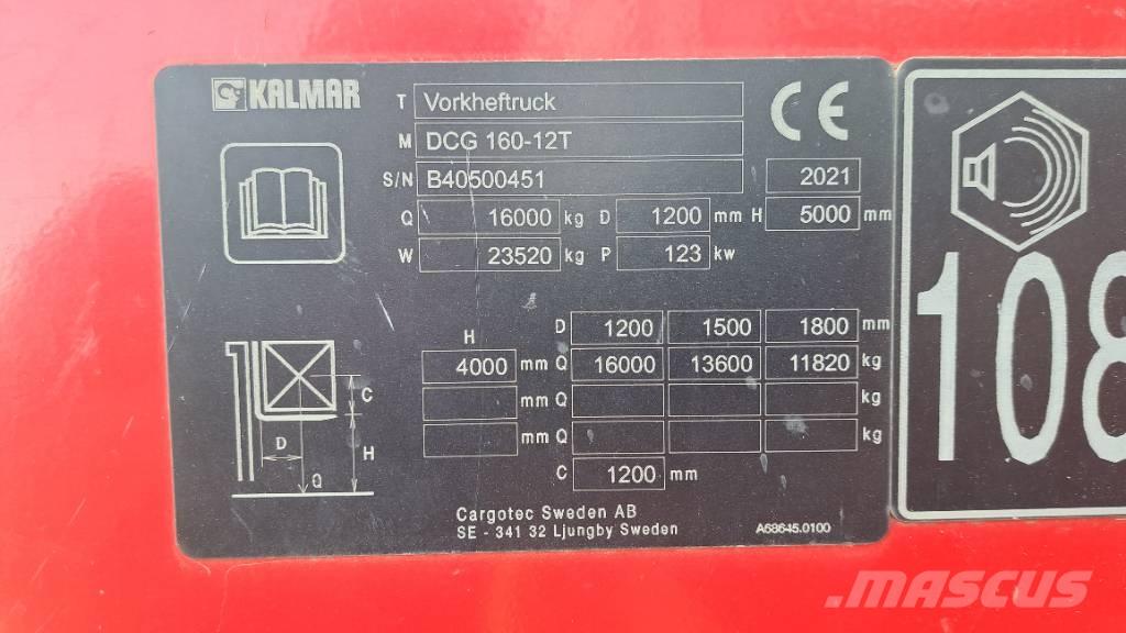 Kalmar DCG160-12T Ostalo za građevinarstvo