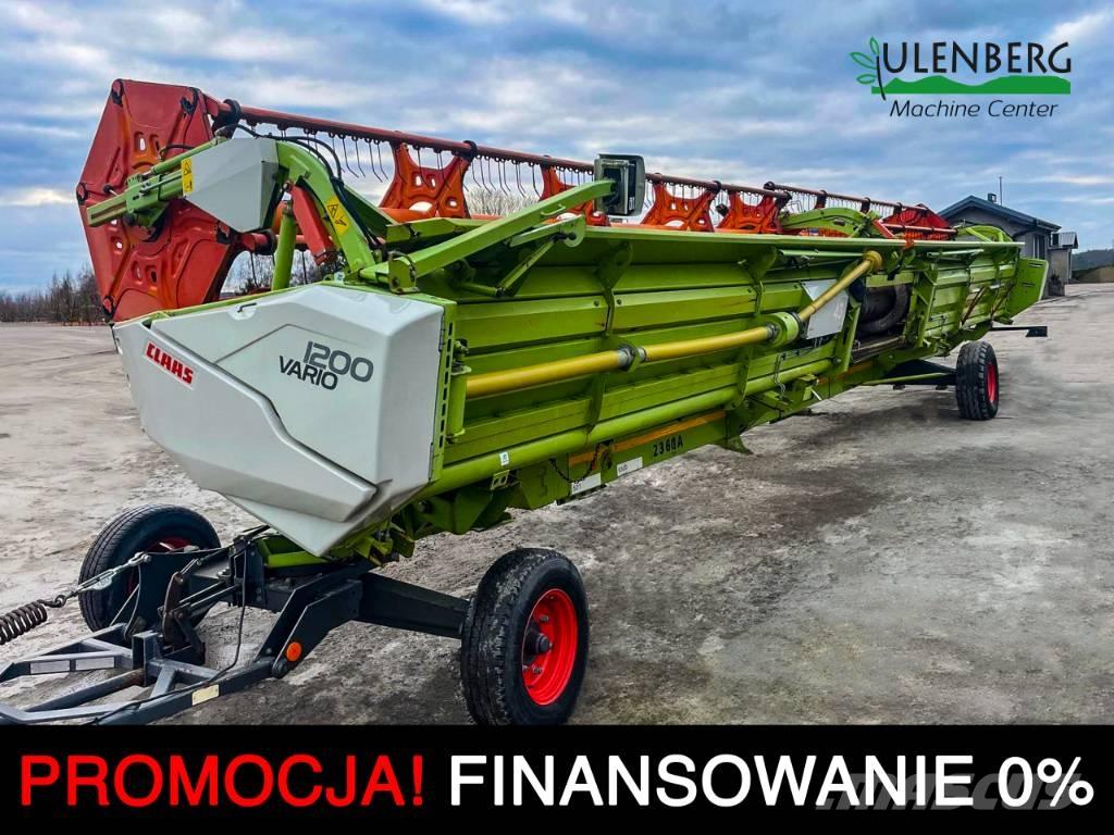 CLAAS Vario 1200 Glave hederi za kombajne