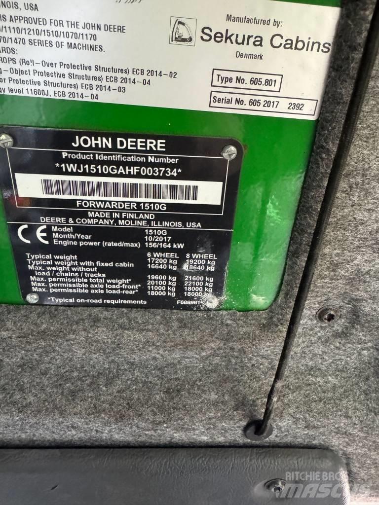 John Deere 1510G Forvarderi