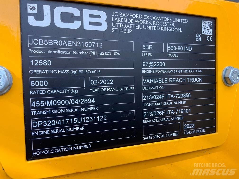 JCB 560-80 Teleskopski viljuškari