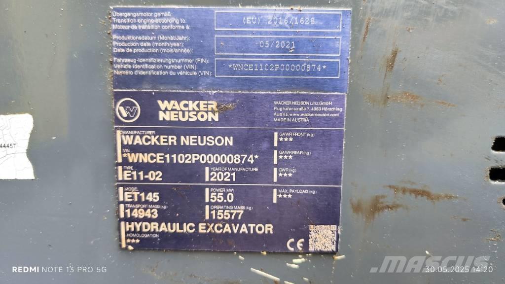 Wacker Neuson ET 145 Bageri guseničari