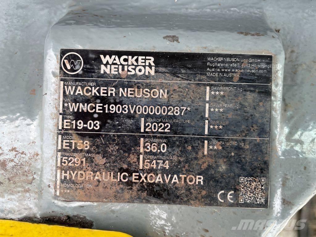 Wacker Neuson ET58 Bageri guseničari