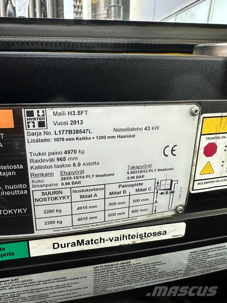 Hyster H 35 FT Dizelski viljuškari