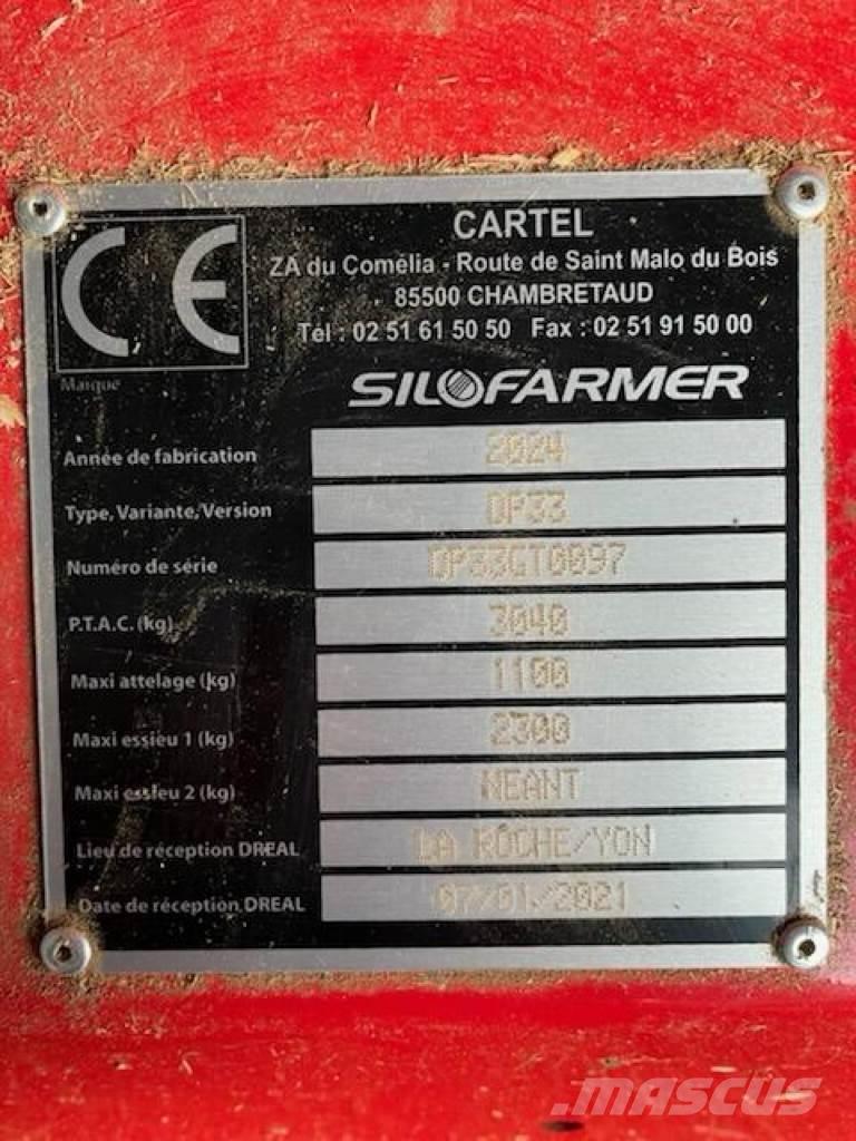 Silofarmer P 280 Rezači za bale, oprema za rezanje i odvajanje bal