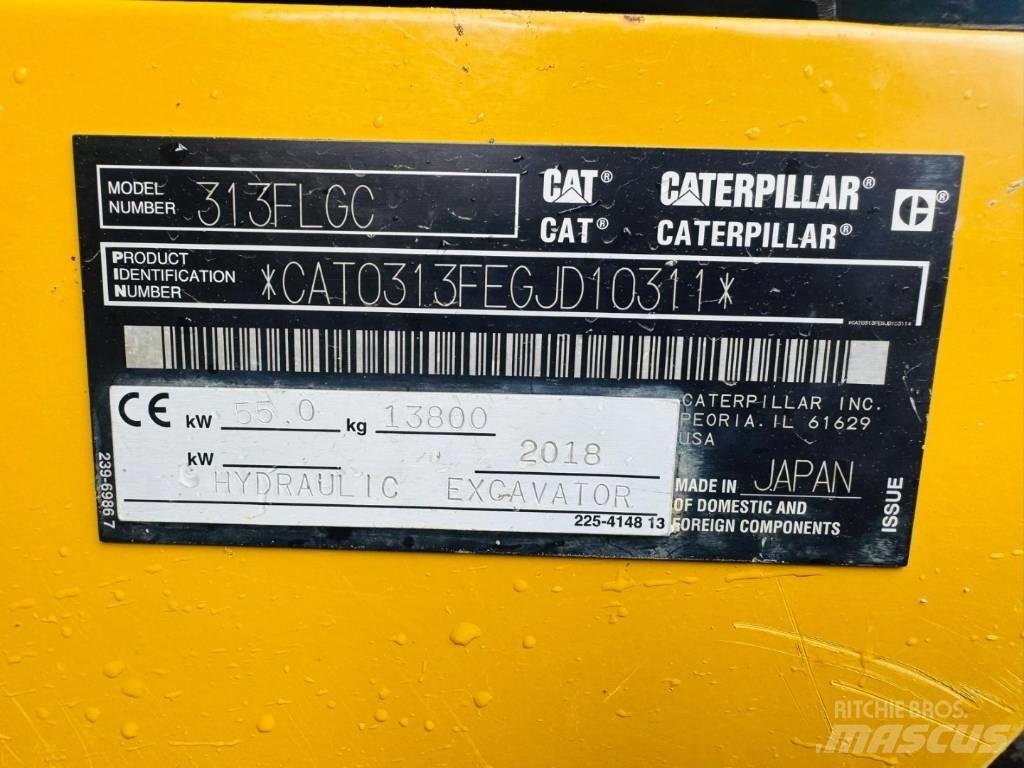 CAT 313 F LGC Bageri guseničari