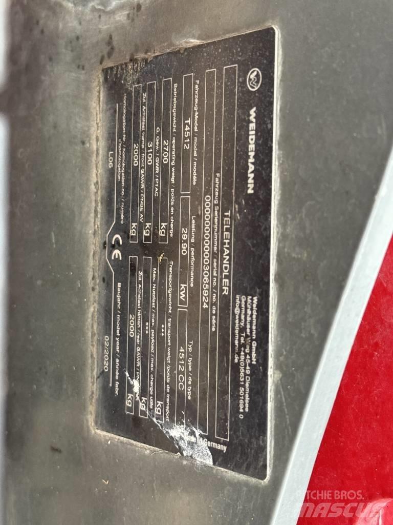 Weidemann T4512 Teleskopski viljuškari