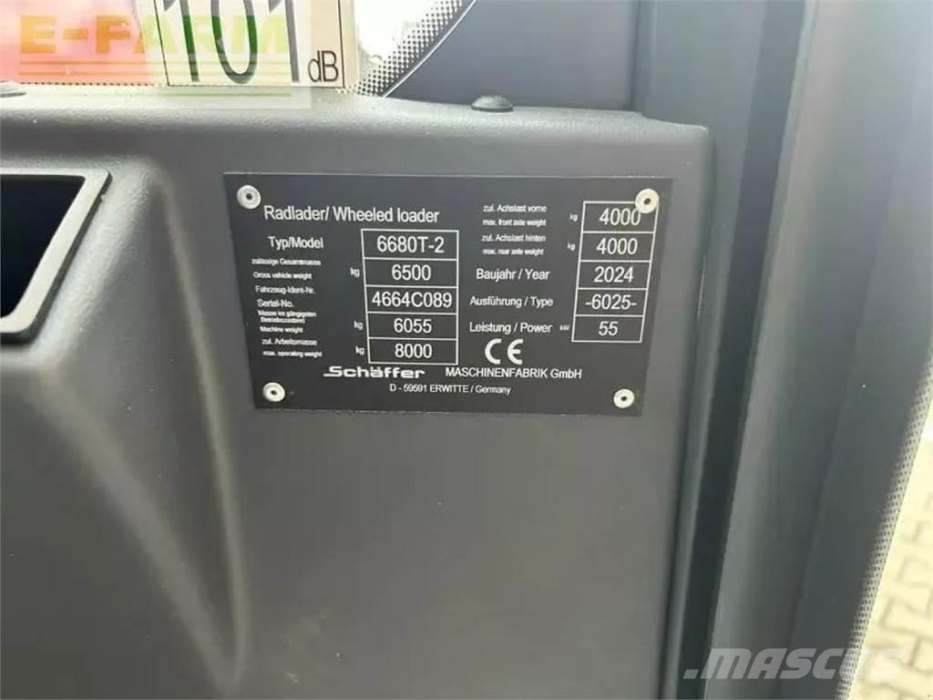 Schäffer 6680 t-2 Mini bageri < 7t