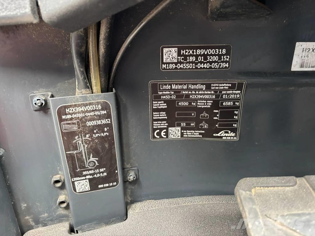 Linde H45D-02 EVO Dizelski viljuškari