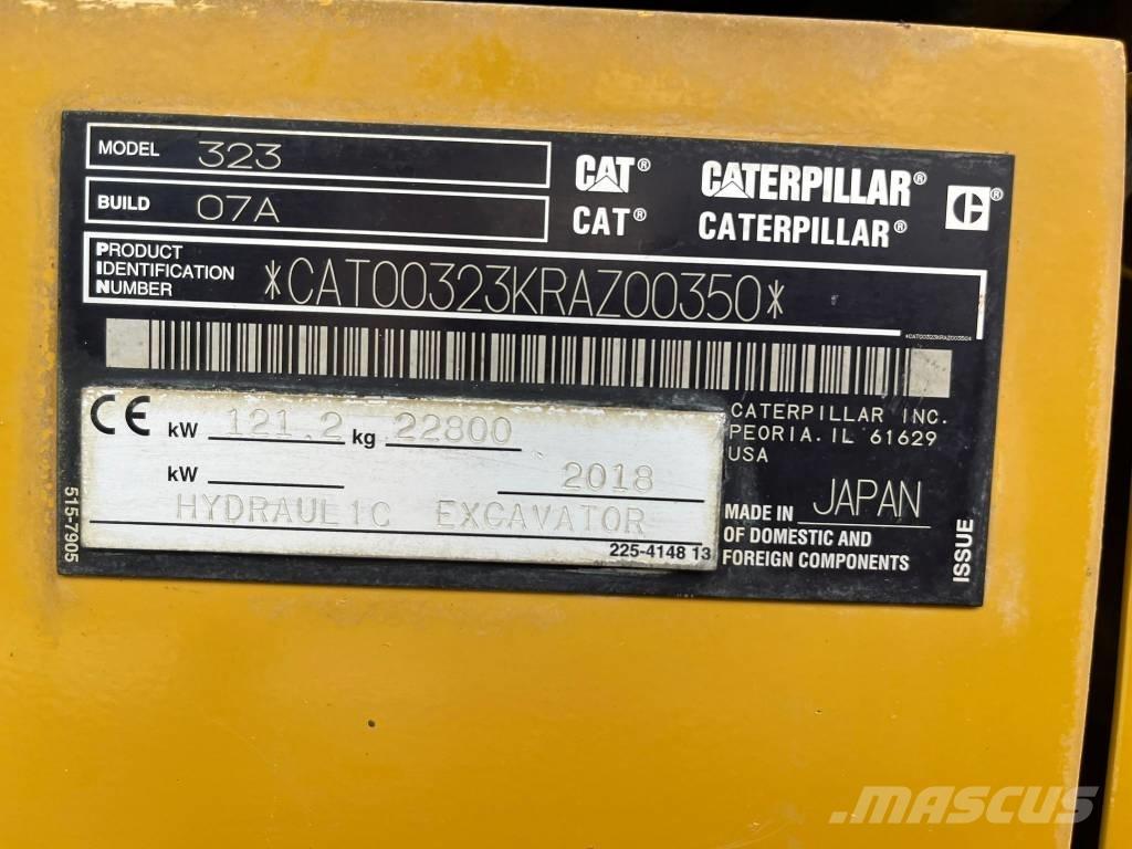 CAT 323 07A Bageri guseničari