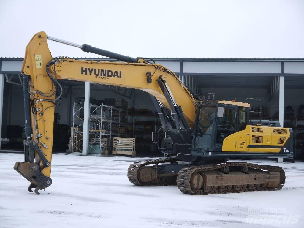 Hyundai HX 330 L Bageri guseničari