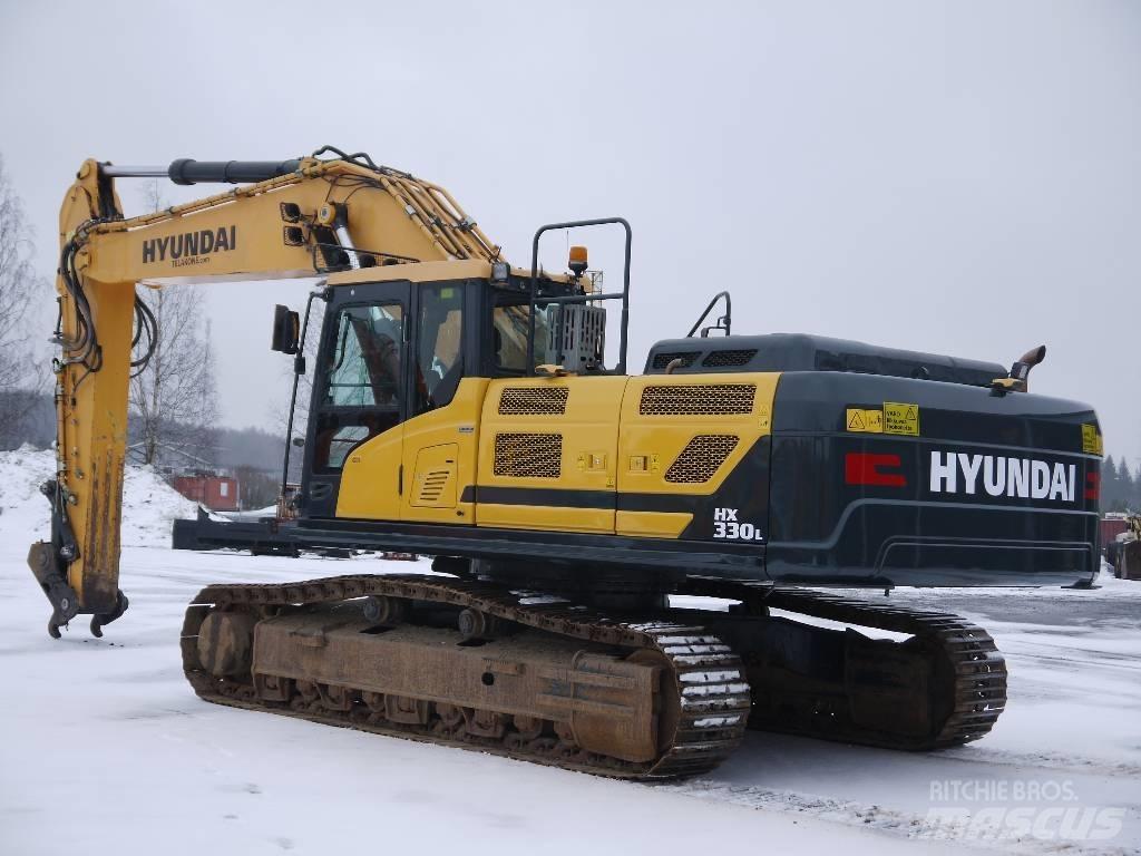 Hyundai HX 330 L Bageri guseničari