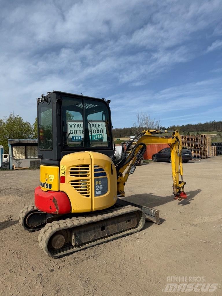 Komatsu PC 26 MR Mini bageri < 7t