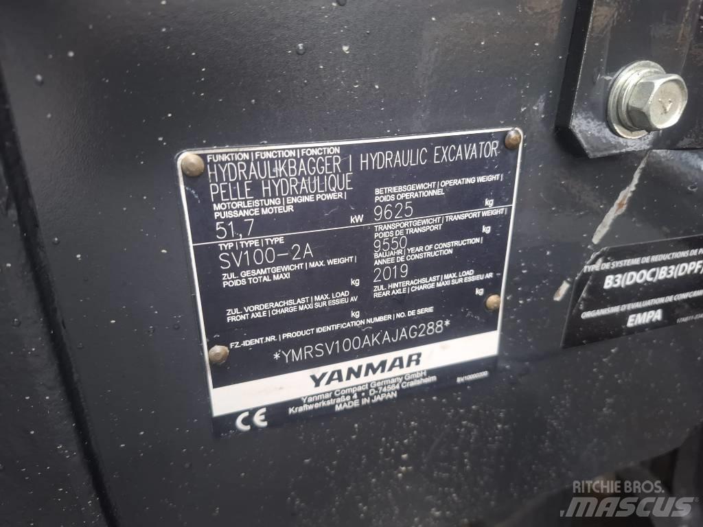Yanmar SV 100-2A Midi bageri 7t – 12t
