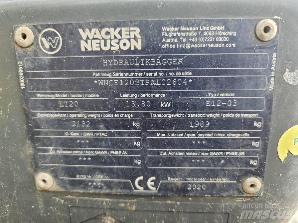 Wacker Neuson ET 20 Mini bageri < 7t