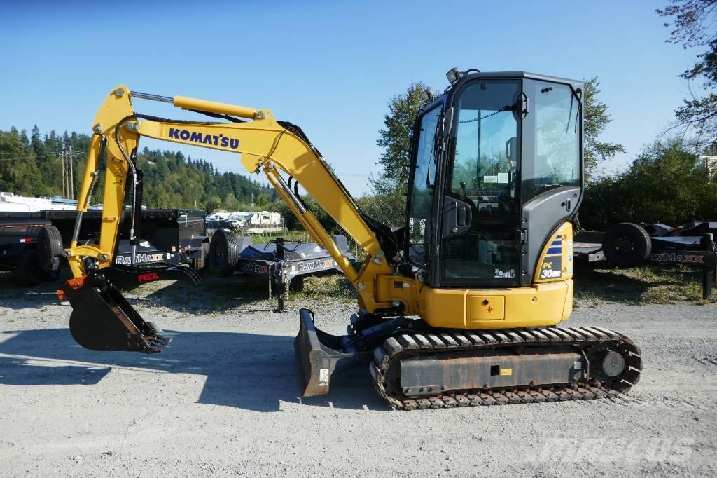 Komatsu PC30MR-5 Mini bageri < 7t