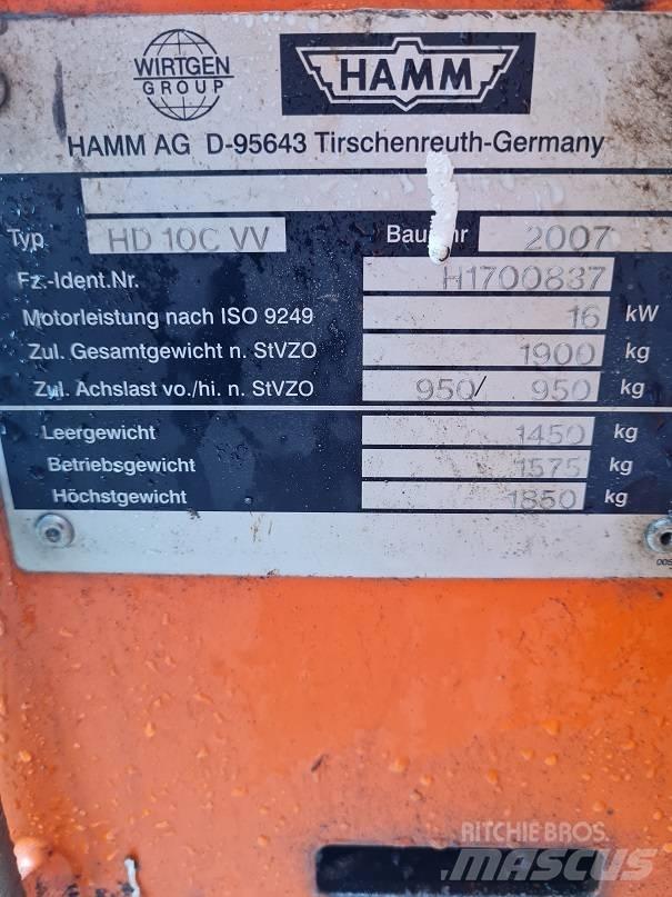 Hamm HD 10 C W Valjci sa duplim bubnjem