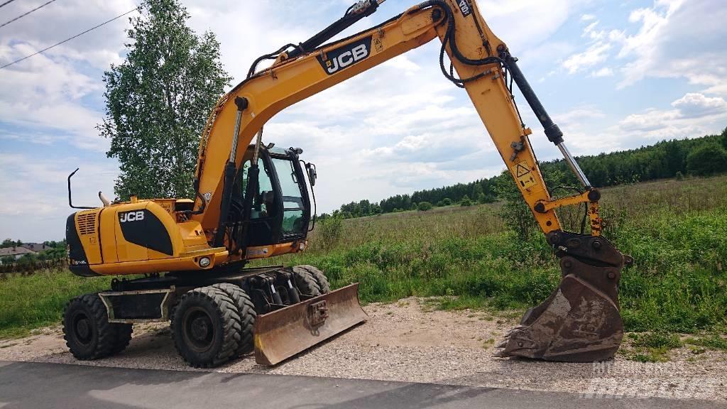 JCB JS 145 W Bageri točkaši