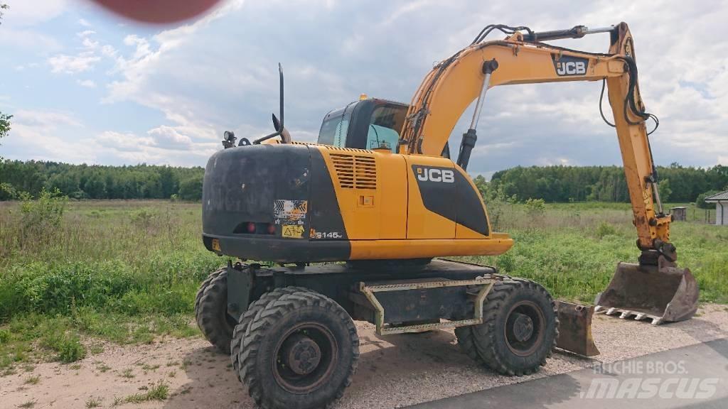 JCB JS 145 W Bageri točkaši