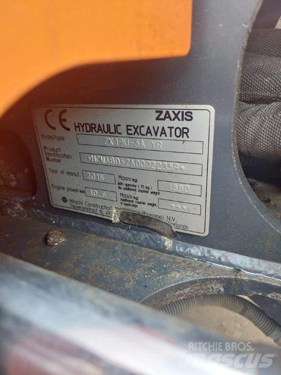 Hitachi ZX 19 U-5 Mini bageri < 7t