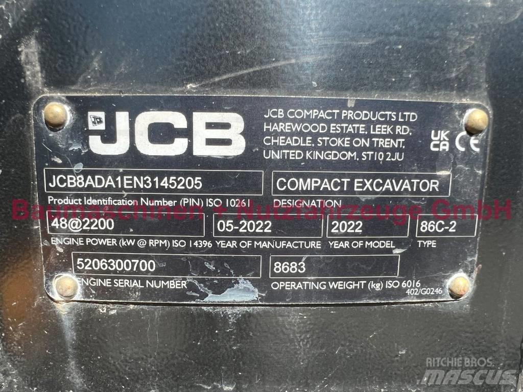 JCB 86C-2 Mono -Demo- Midi bageri 7t – 12t