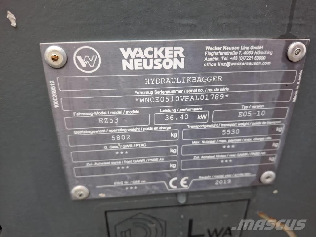 Wacker Neuson EZ 53 Mini bageri < 7t