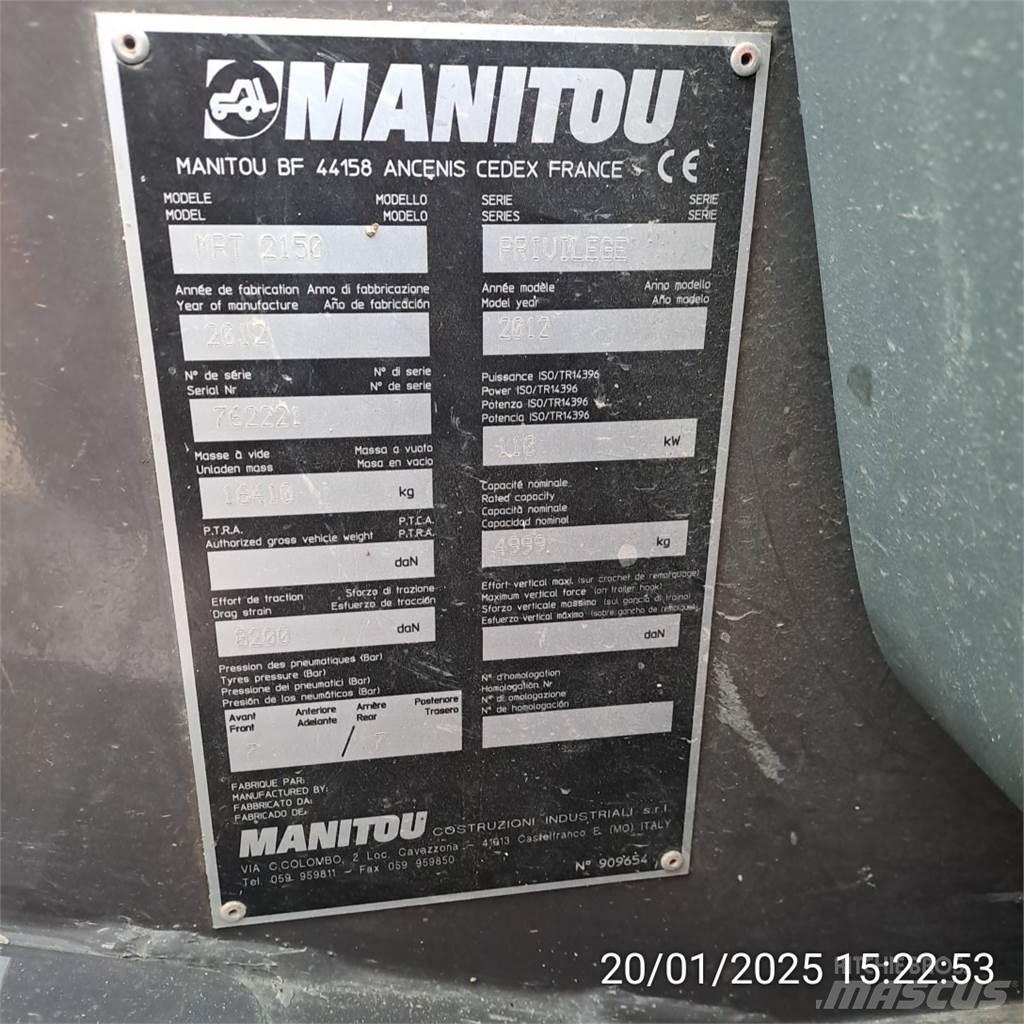 Manitou 2150MRT Teleskopski viljuškari