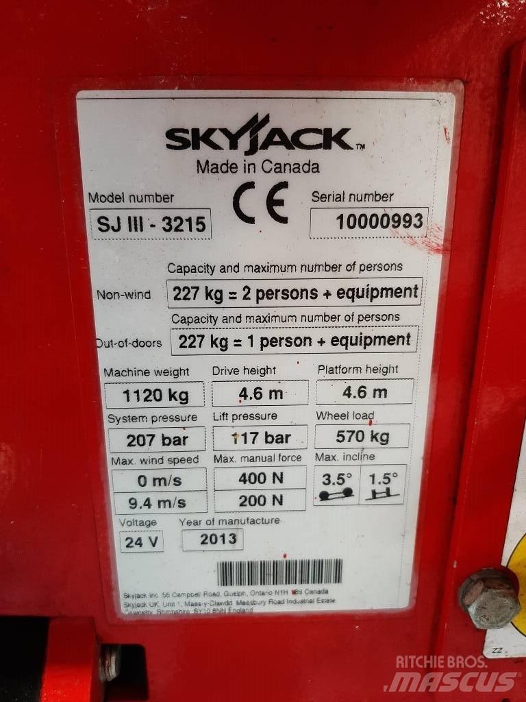 SkyJack SJIII 3215 Makazaste platforme