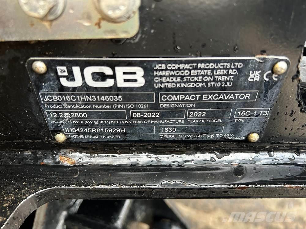 JCB 16C-1 Mini bageri < 7t