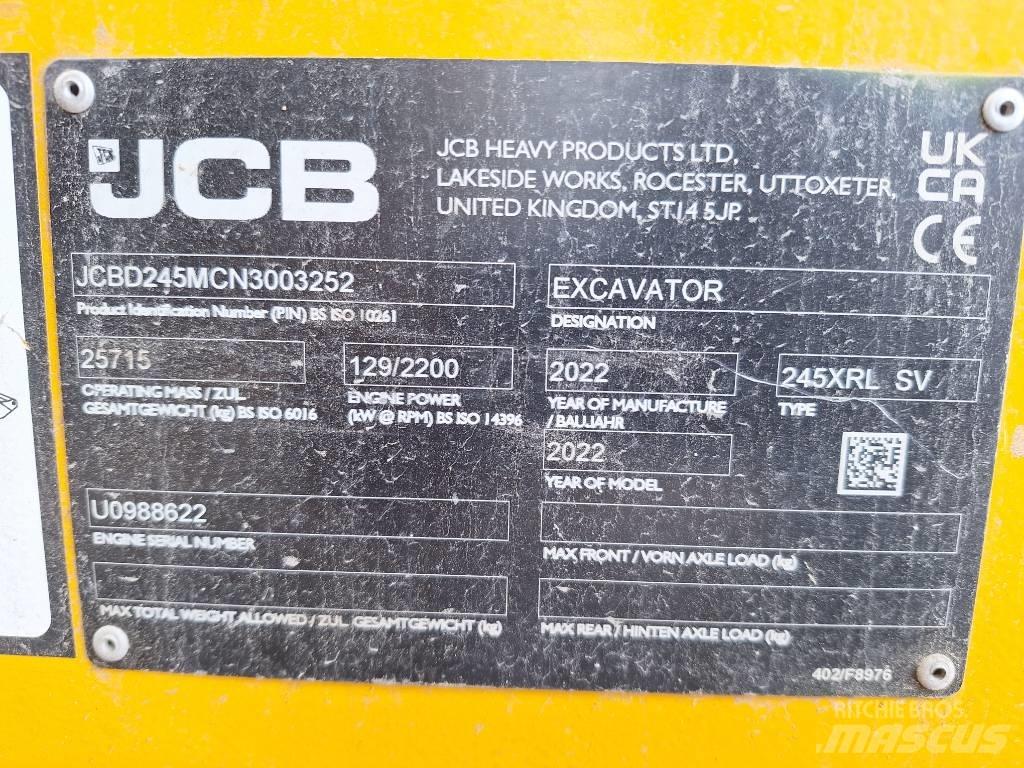 JCB 245 XR LC Bageri guseničari