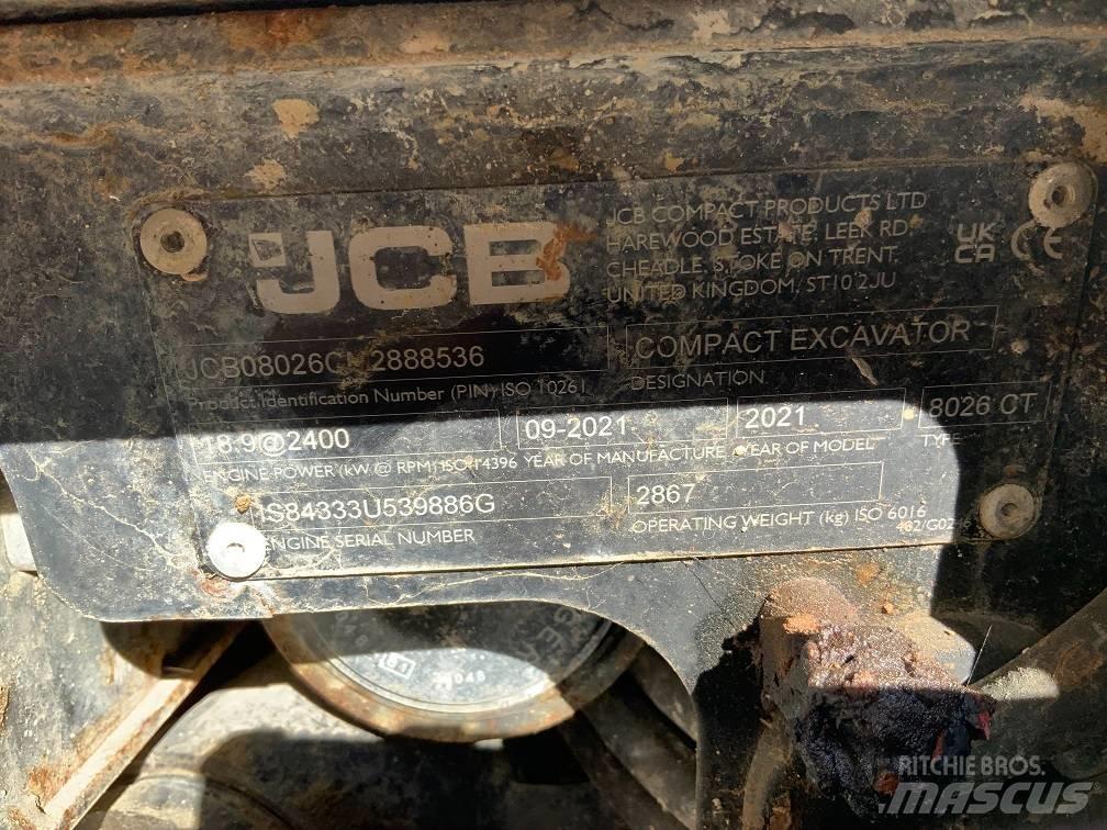 JCB 8026 CTS Mini bageri < 7t