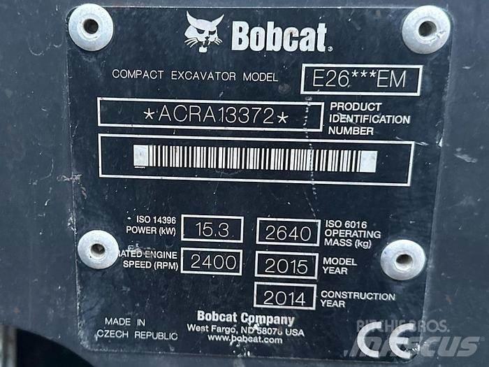 Bobcat E26 Mini bageri < 7t