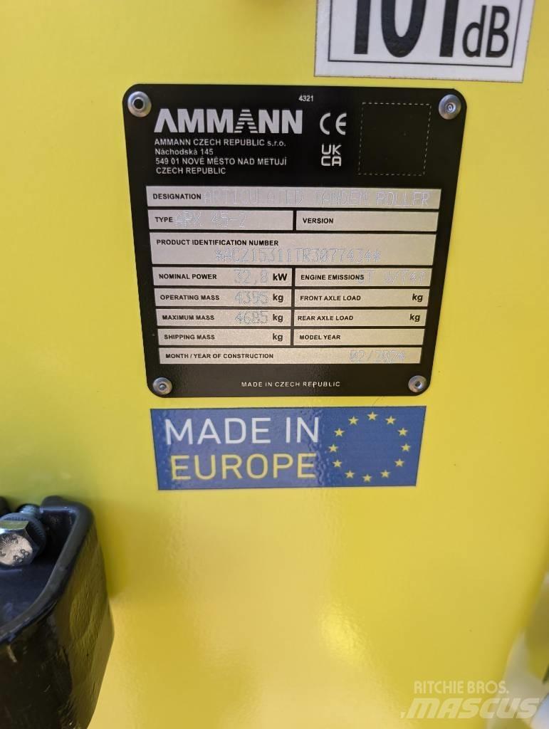 Ammann ARX45-2 Valjci sa duplim bubnjem