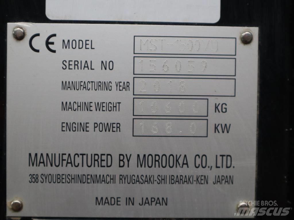 Morooka MST 1500 V D Damperi na gusenice