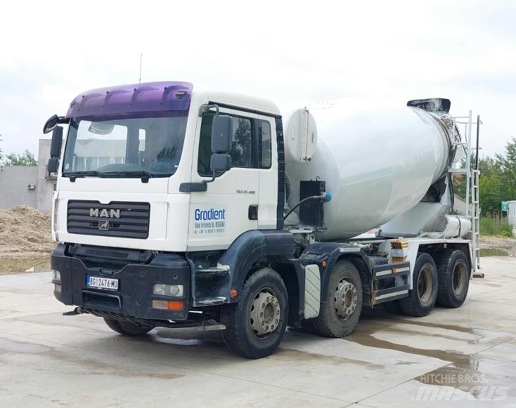 MAN TGA 35.400 Kamioni mešalice za beton