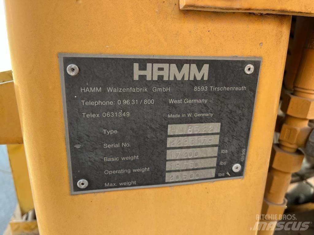 Hamm HD 85 Valjci sa duplim bubnjem