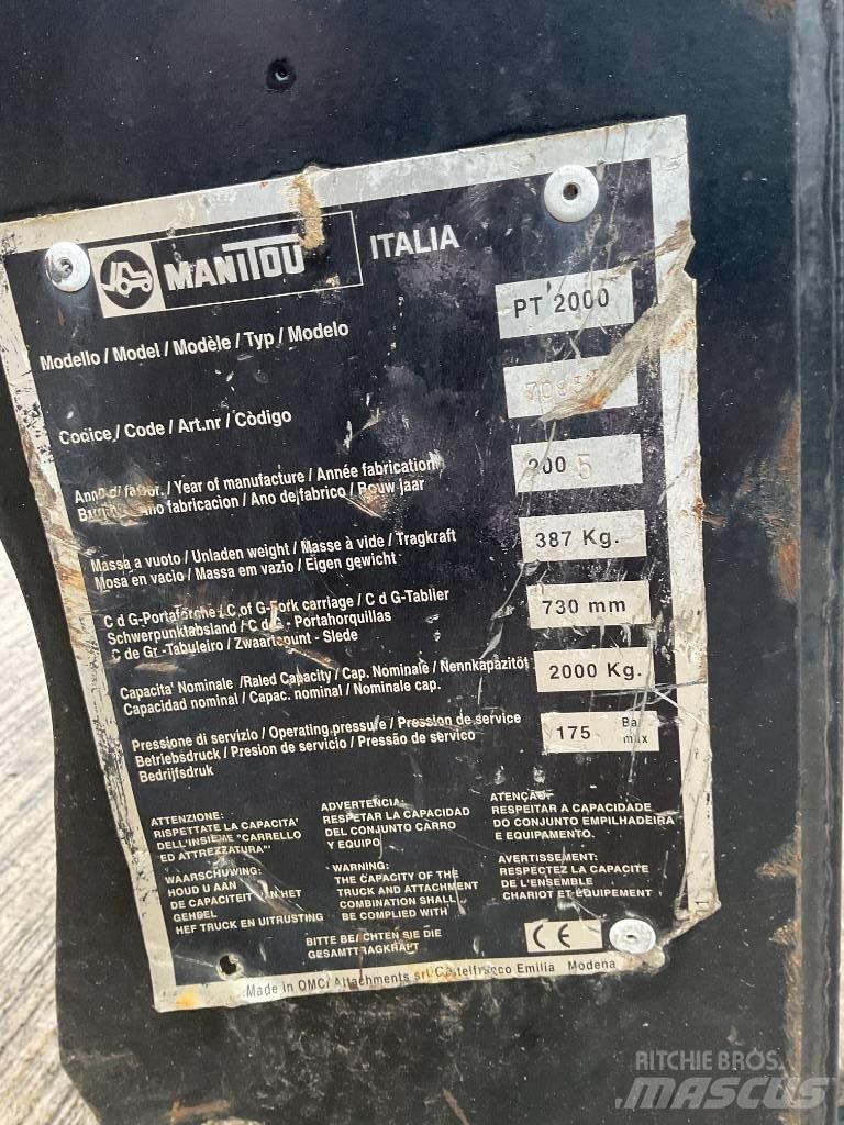Manitou PT2000 Ostale komponente za građevinarstvo