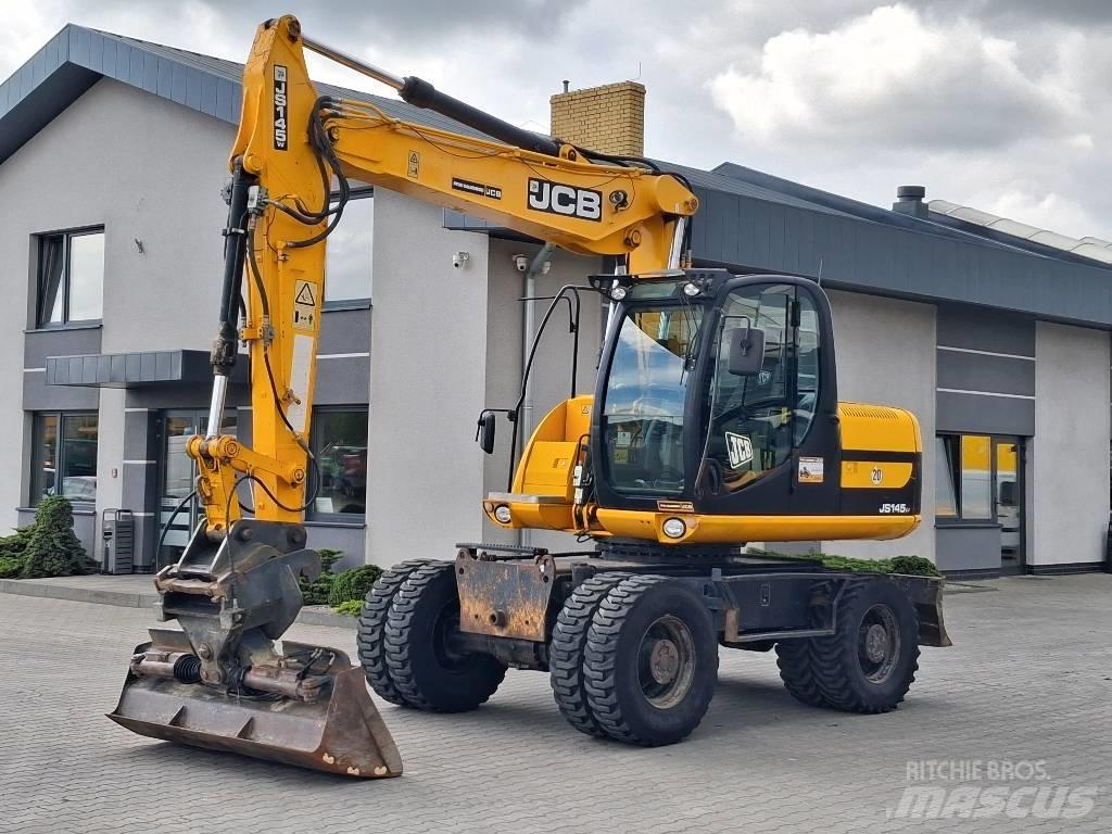 JCB JS 145 W Bageri točkaši