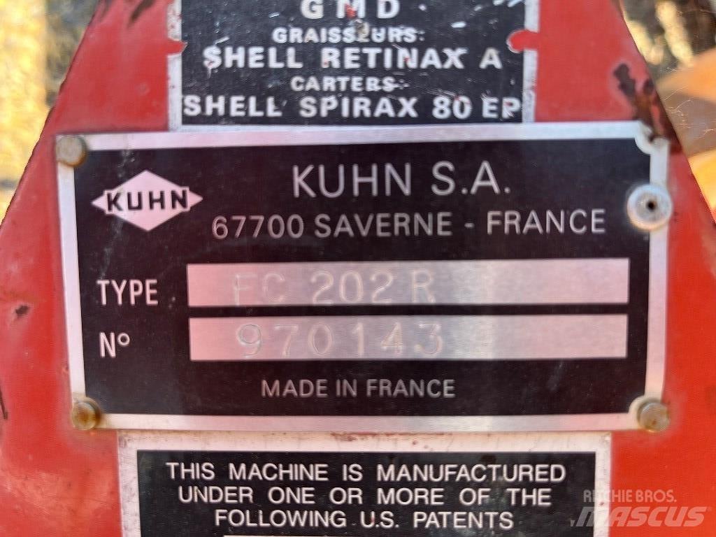 Kuhn FC 202 R Uređaji za kosačice
