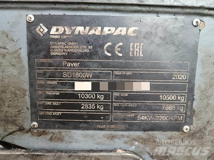 Dynapac SD1800W Asfaltni finišeri