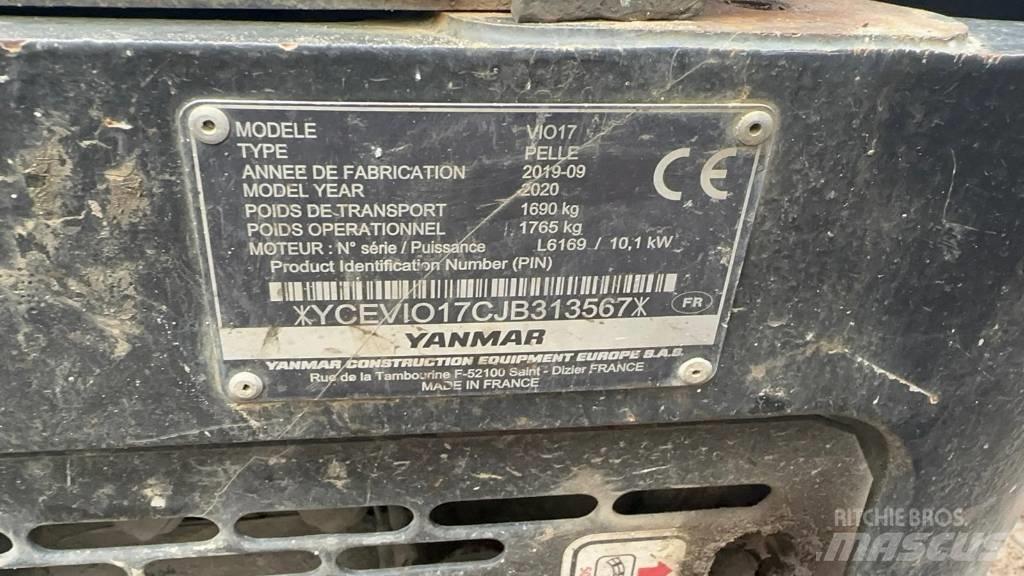 Yanmar Vio 17 Mini bageri < 7t